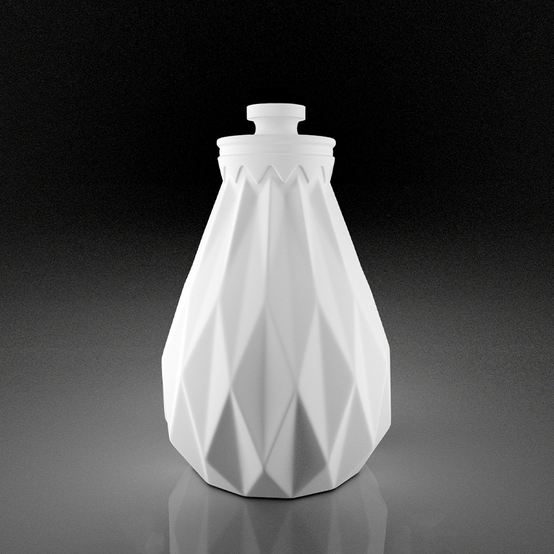New design custom perfume bottle luxury crimp round spray 100ml perfume empty bottle glass with packaging box