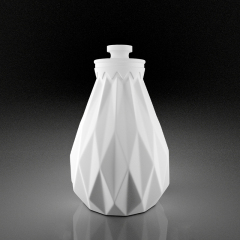 New design custom perfume bottle luxury crimp round spray 100ml perfume empty bottle glass with packaging box
