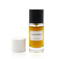 Luxury refil screw perfume spray bottle empty pump crimpless round cylinder 30ml 50ml 100ml glass perfume bottle with box
