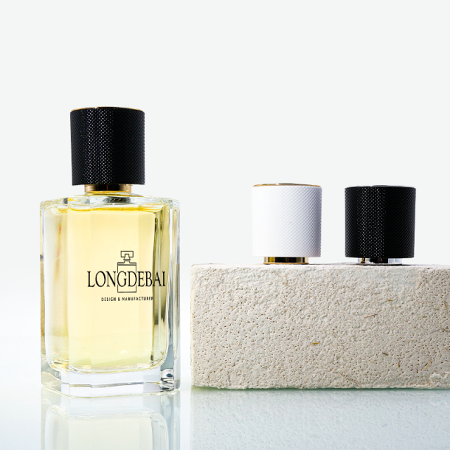 Polished glass perfume bottle 100ml