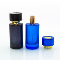 Colorful empty round 30ml 50ml 100ml glass perfume bottle