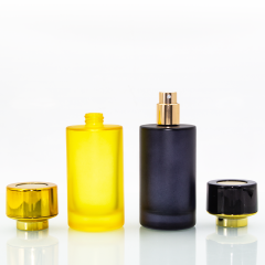 Colorful empty round 30ml 50ml 100ml glass perfume bottle