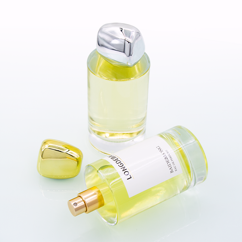 Wholesale crimp glass perfume bottle 30ml 50ml 100ml 200ml 250ml
