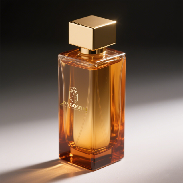 Luxury elegant square glass perfume bottle 50ml 100ml with plastic cap or zamac cap