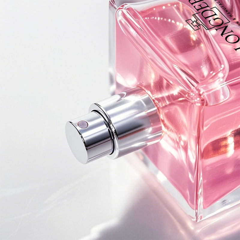 In stock wholesale high quality square empty glass perfume bottle 50ml with resin cap