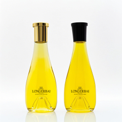 New design water droplet shape empty glass perfume bottle
