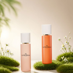 Elegant round glass perfume bottle 10ml 20ml 30ml 50ml 100ml with gift box