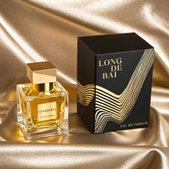Luxury square transparent 30ml 50ml 100ml glass perfume spray bottles with custom luxury box