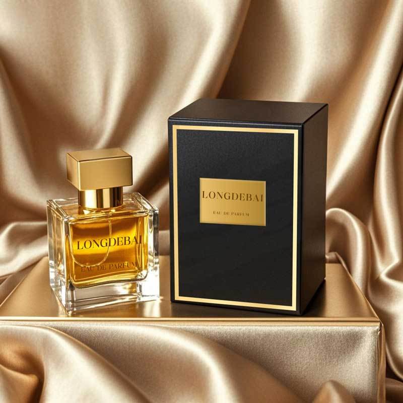 Luxury square transparent 30ml 50ml 100ml glass perfume spray bottles with custom luxury box