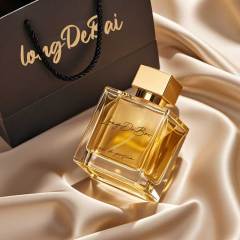 Luxury square transparent 30ml 50ml 100ml glass perfume spray bottles with custom luxury box