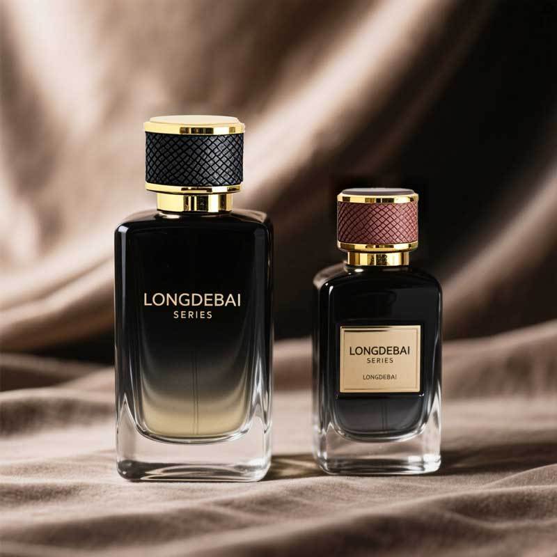 Luxury square round 30ml 50ml 100ml crimp spray glass perfume bottles