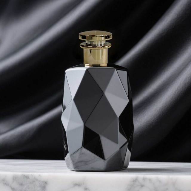 New design luxury glass perfume bottle 50ml 100ml 30ml with zamac cap