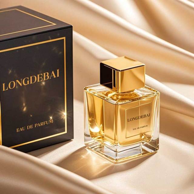 Luxury square transparent 30ml 50ml 100ml glass perfume spray bottles with custom luxury box