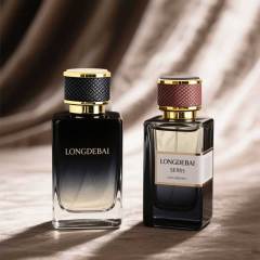 Luxury square round 30ml 50ml 100ml crimp spray glass perfume bottles