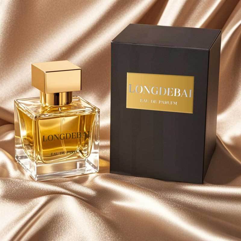Luxury square transparent 30ml 50ml 100ml glass perfume spray bottles with custom luxury box