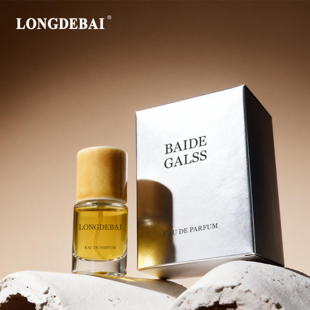 Luxury heavy marble stone ceramic cap round glass perfume bottle 30ml 50ml 100ml with box