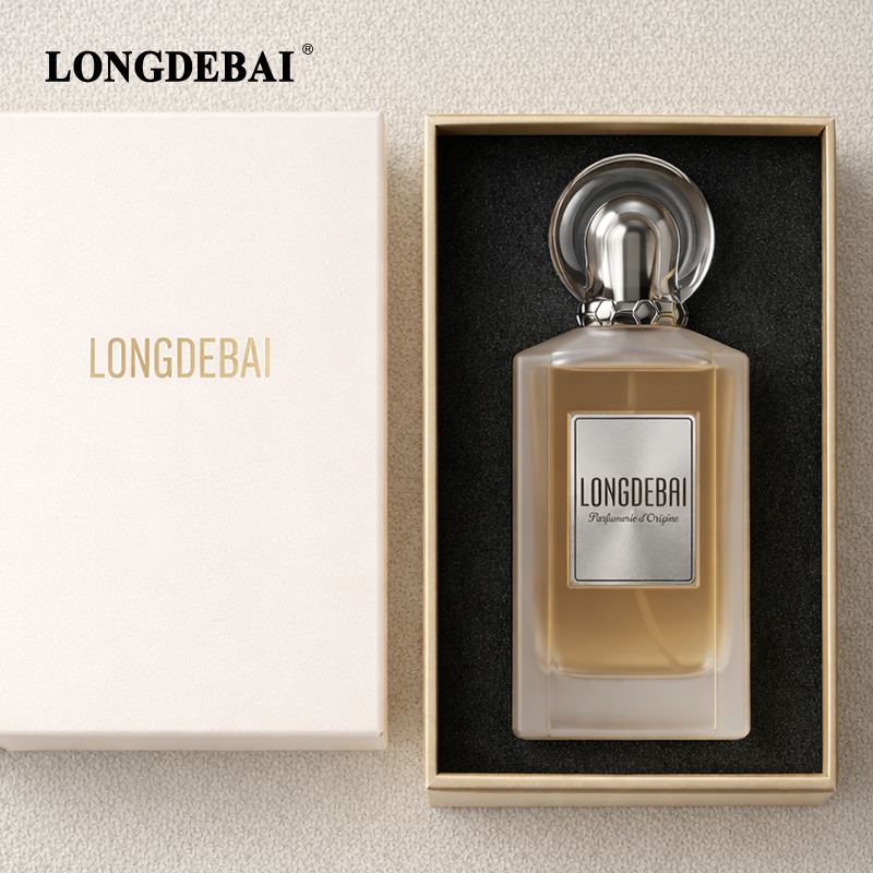 2026 New Design Luxury Frost Irregular Rectangle Empty Pump Spray Glass 100ml Perfume Bottle