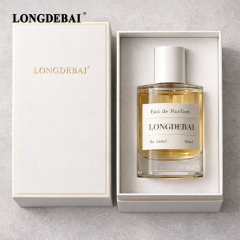 In-stock Low MOQ Clear Round Cylinder Empty Crimp Pump Spray Glass Perfume Bottle 50ml