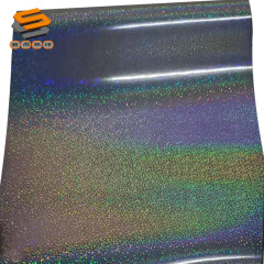 PET laser film, lettering film, heat transfer film for clothing and luggage, mirror, snowflake, and iridescent series