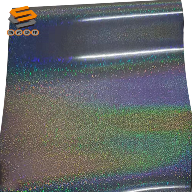 PET laser film, lettering film, heat transfer film for clothing and luggage, mirror, snowflake, and iridescent series