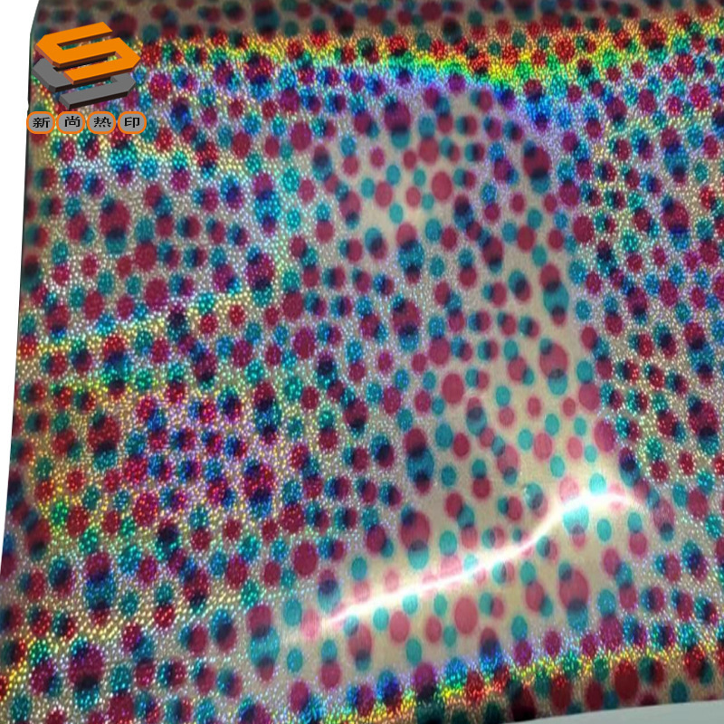 PET laser film, lettering film, heat transfer film for clothing and luggage, mirror, snowflake, and iridescent series