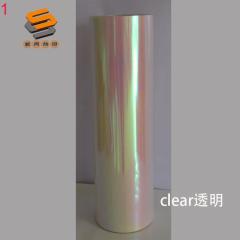 PET Laser Film, Engraving Film, Clothing and Bag Heat Transfer Film, Laser Mirror Iridescent Multicolor Series