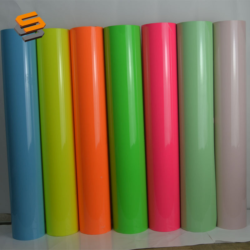 Reflective lettering film, heat transfer lettering film, plain color reflective lettering film, laser marking slicing