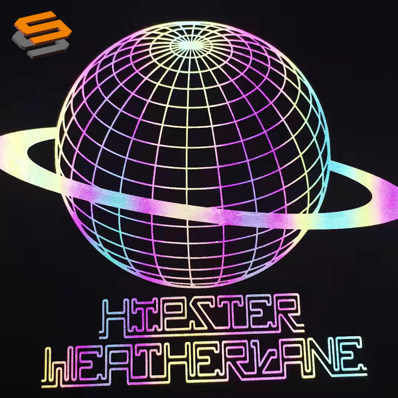 Laser Engraving Film for Textile and Apparel Heat Transfer, Home Textile Pattern Name Engraving Transfer Film, Reflective Letter Heat Transfer Film
