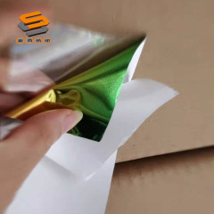 Soft Metal Lettering Film, High Elasticity Lettering Film, Rainbow Shattered Glass, Snowflake Soft Metal Dot Printing, PU Lettering Film