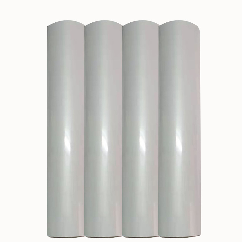 Reflective lettering film, heat transfer lettering film, bright silver reflective lettering film