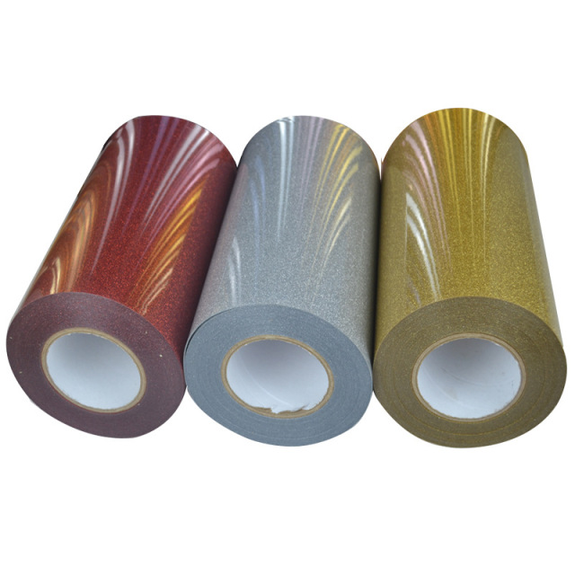 HTV Gold Foil Heat Transfer Film - Easy to Cut and Arrange Coarse Powder Surface Grifit Lettering Film PES Gold Foil Lettering Heat Transfer Film