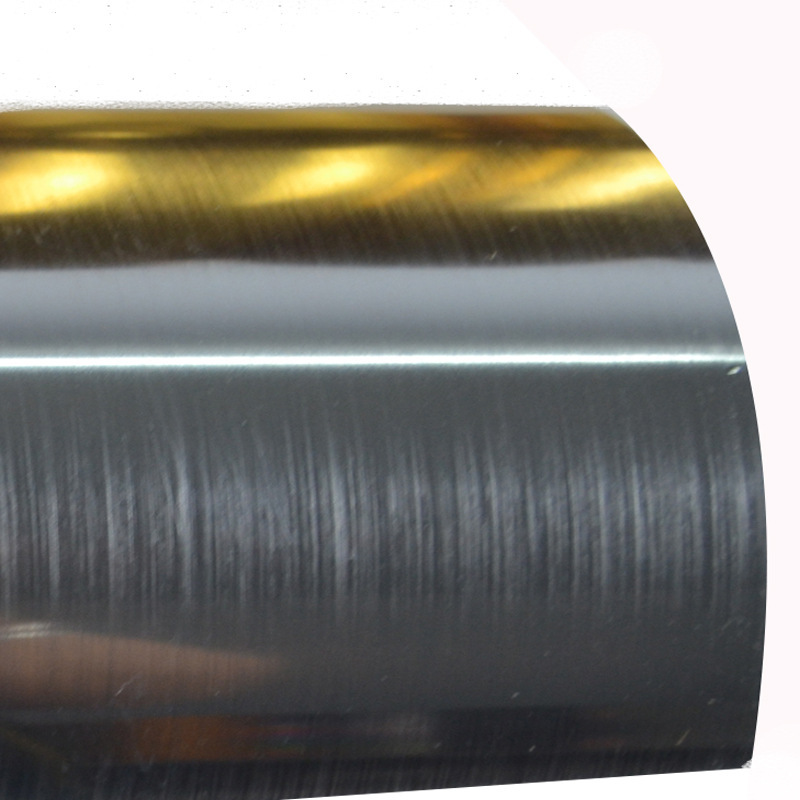 PU Soft Metal Lettering Film, High Elasticity, Washable, Water-Based Lettering Film, Brushed Finish Heat Transfer Lettering Film, Gold and Silver Brushed Finish