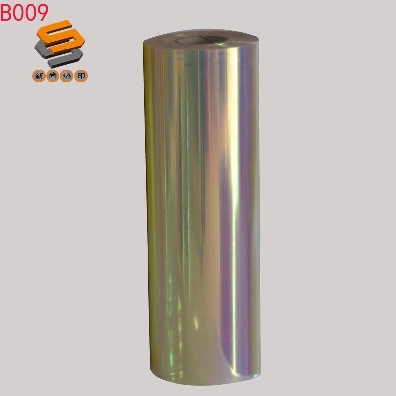 PET Laser Film Lettering Film for Apparel and Bag Heat Transfer, Laser Mirror Iridescent B009 Factory Spot Stock Wholesale