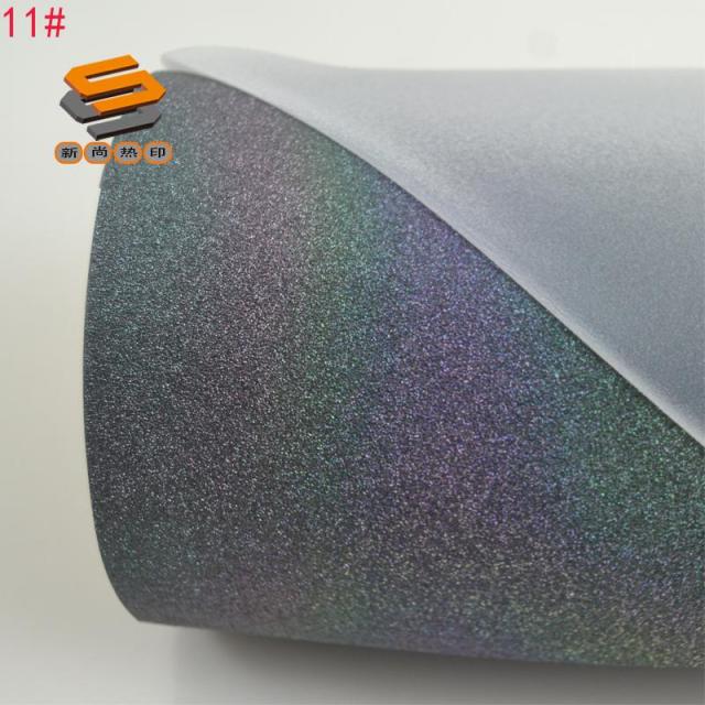 Wholesale of PU Colorful Texture Engraving Film, Iridescent Segment Color Heat Transfer Film, Colorful Rainbow Laser Heat Transfer Film, and Cutting Film