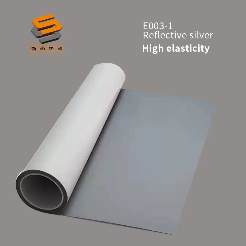 Reflective lettering film, heat transfer lettering film, bright silver reflective lettering film