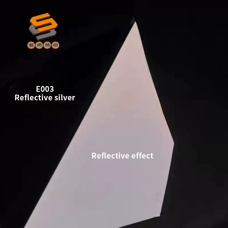 Reflective lettering film, heat transfer lettering film, bright silver reflective lettering film