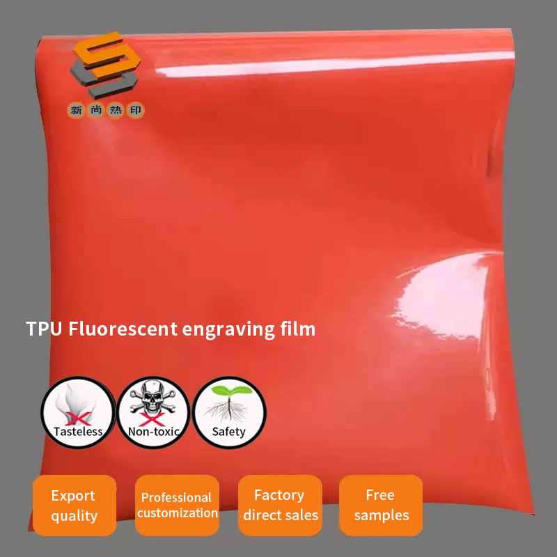 TPU Fluorescent Lettering Film, Heat Transfer Lettering Film, Heat Stamping Film, TPU Lettering Film, Cutting Office