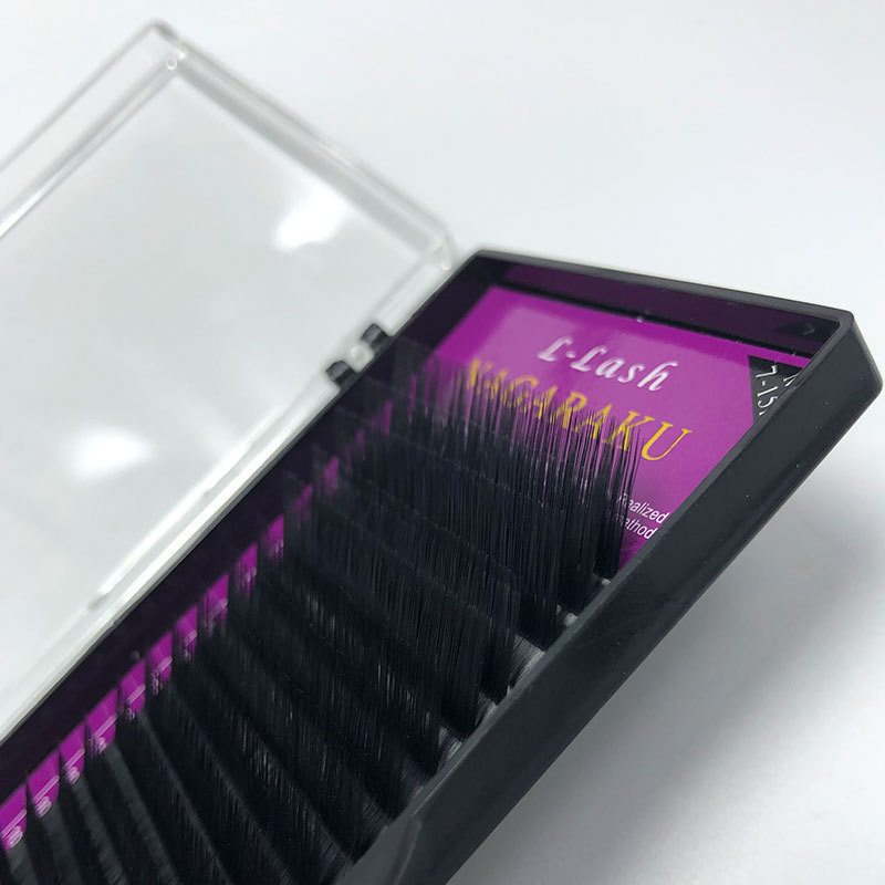 NAGARAKU L curl 7~15mm MIX 20rows/case mink eyelash extension,L curl individual eyelashes,L lashes,L false eyelashes.