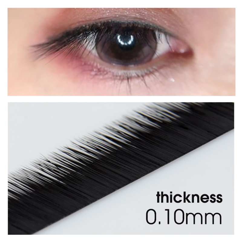 NAGARAKU New I Shape Baby Straight Eyelash Extensions Makeup Tools Individual Premium Faux Mink False Eyelash Male Lashes