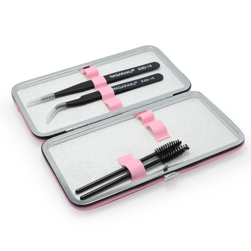 NAGARAKU New professional storage for eyelash extension tweezers eyelash extension bag and case tools for tweezers