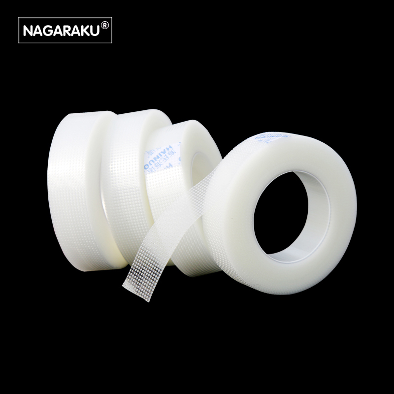 NAGARAKU  PE material breathable and anti-allergy easy tear eye tapes for grafting false eyelash better than paper tapes