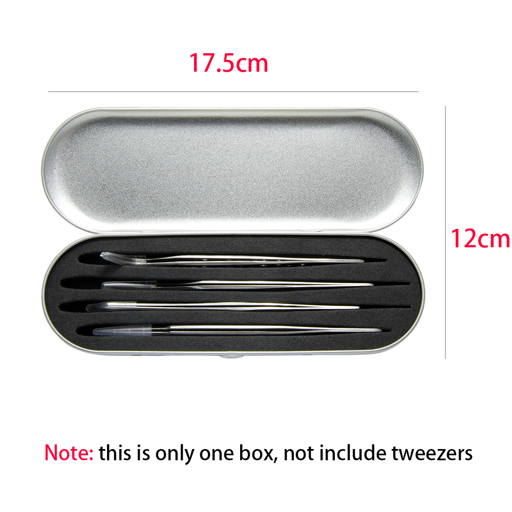 NAGARAKU Professional storage for eyelash extension tweezers eyelash extension tools box for tweezers portable safe makeup tools