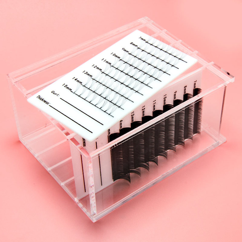 NAGARAKU  Acrylic False Eyelashes Eye Lashes Storage Box Volume lash storage Makeup tools Case Organizer Transparent 250 strips