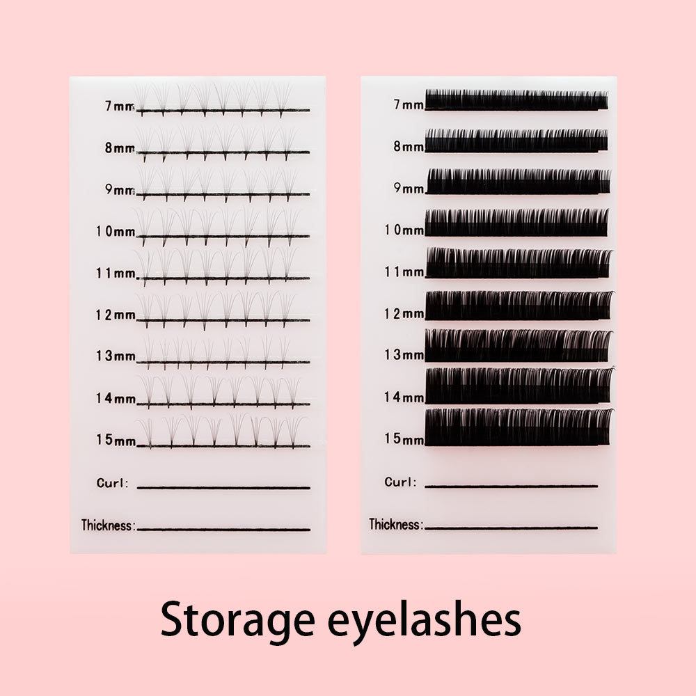 NAGARAKU  Acrylic False Eyelashes Eye Lashes Storage Box Volume lash storage Makeup tools Case Organizer Transparent 250 strips