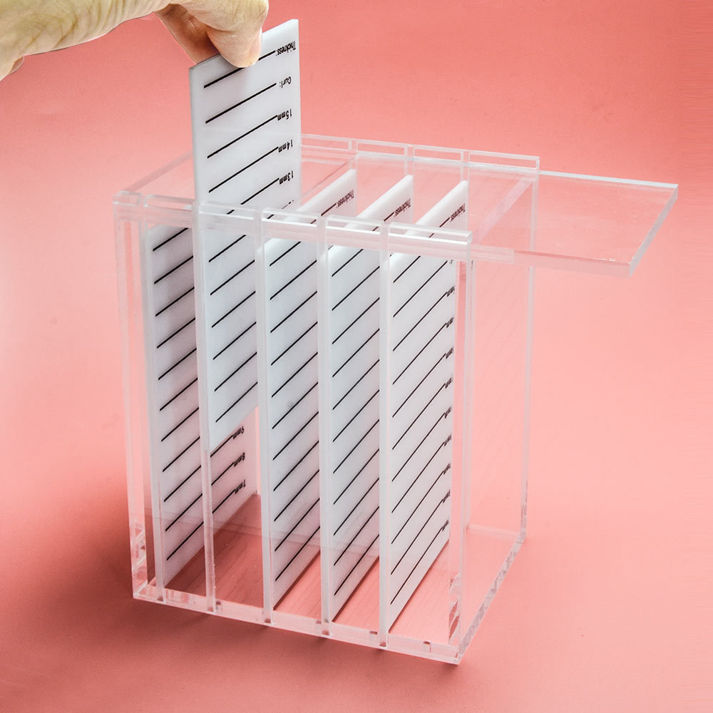 NAGARAKU  Acrylic False Eyelashes Eye Lashes Storage Box Volume lash storage Makeup tools Case Organizer Transparent 250 strips