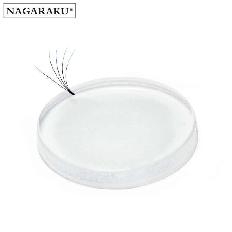 NAGARAKU 5pcs Eyelash Extension Easy fan lash pads Volume lash patches Beginner make fans tools Eyelash holder Reusable Washable