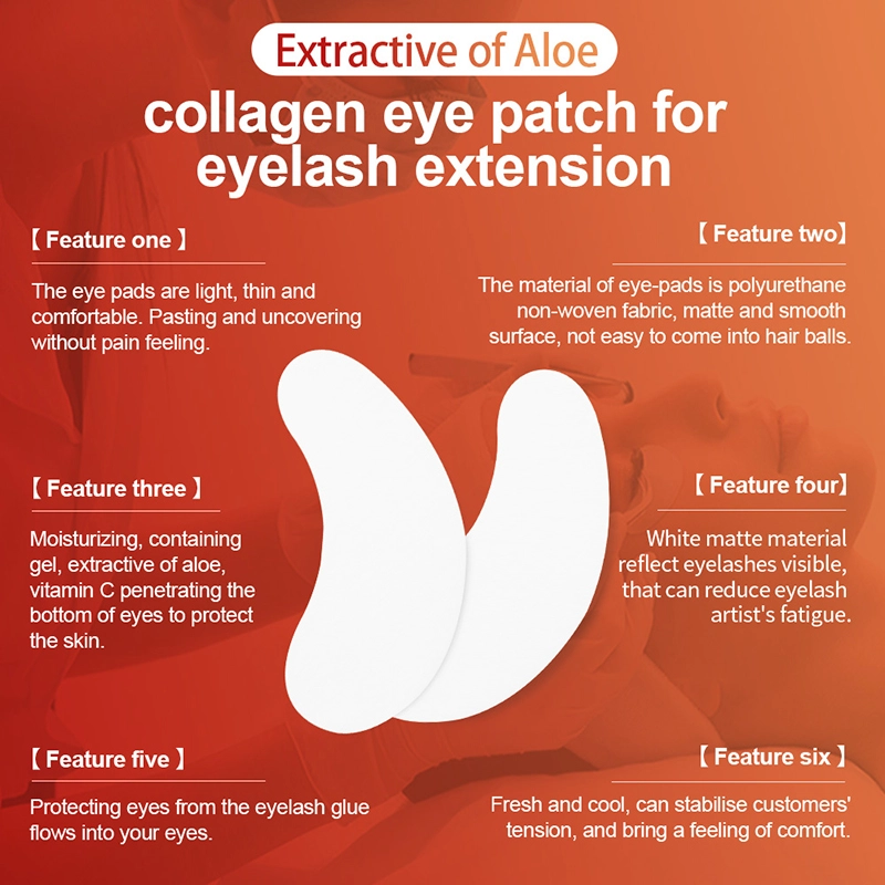 Nagaraku Under Eye Pads Patches Gel Patch For Eyelash Extensions Make Up Under Eye Pads Aloe 1353