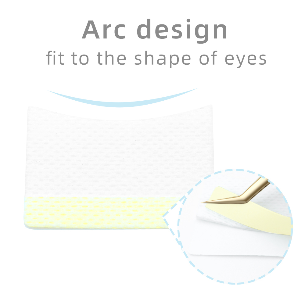 NAGARAKU Eyelash Extension Glue Remover Segregate Cotton Pads Under Eyes Skin Close Breathable Mild Soft Non-Irritation