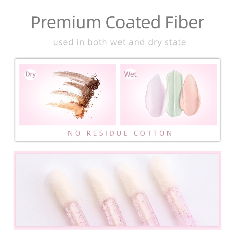 NAGARAKU 50pcs Disposable Eyelash Brush Crystal Lashes Micro Brushes Eyelash Extension Supplies Applicator Cleaner Beauty Makeup