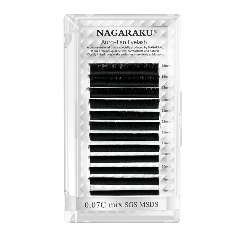 NAGARAKU Easy Fanning Eyelash Extension Mega Volume Eyelashes
